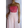 ELEGANCKA SPÓDNICA MIDI PUDROWA