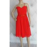 Elegancka sukienka pudełkowa brąz czerń zebra