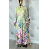 SUKIENKA MAXI CIENIOWANA KWIATY PARIS