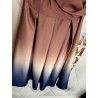 SUKIENKA OMBRE PLUS SIZE KARMEL