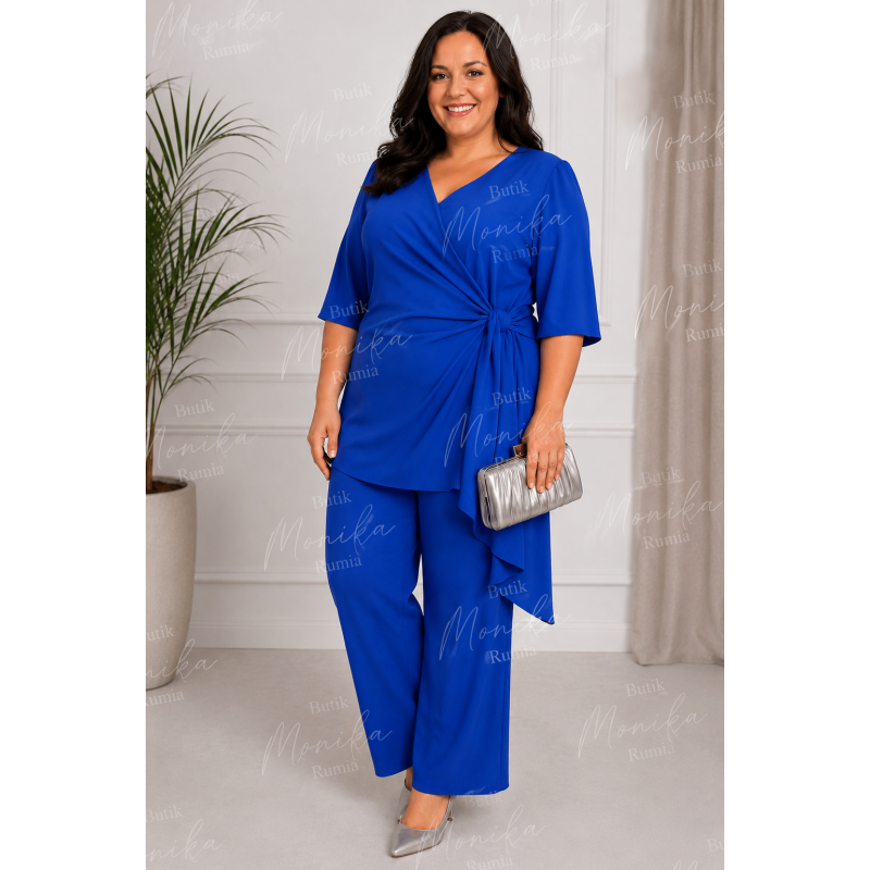 KOMPLET PLUS SIZE GABI CHABROWY
