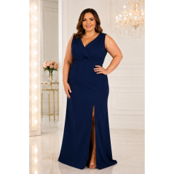 SUKIENKA PLUS SIZE LUSIA GRANAT