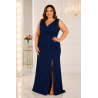 SUKIENKA PLUS SIZE LUSIA GRANAT