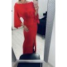 SUKIENKA LYCRA CZERWONA 36-38-42