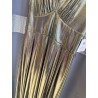 KOMBINEZON METALICZNY ZŁOTY 38