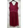 MIDI SIATKA GROCHY XXL BORDO
