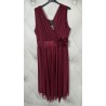 MIDI SIATKA GROCHY XXL BORDO