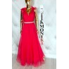 CZERWONA SUKIENKA PRINCES ORGANZA