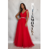 CZERWONA SUKIENKA PRINCES ORGANZA